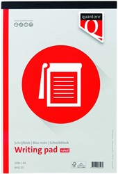 SCHRIJFBLOK QUANTORE A4 LIJN 100VEL 60GR