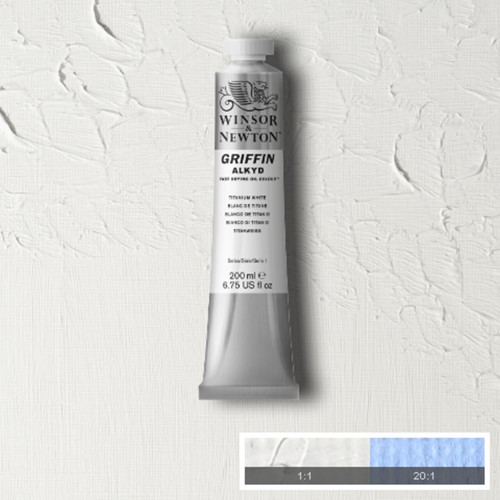 Winsor & Newton Griffin Alkyd 200ml Titanium White Series 1
