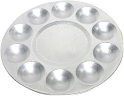 PALET CONDA ROND DOORSNEDE 17 CM ALUMINIUM