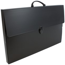 TEKENKOFFER FAVORIT EVERY LINE TOTAL BLACK 565X365X55MM