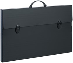TEKENKOFFER FAVORIT EVERY LINE 735X520X30MM ZWART