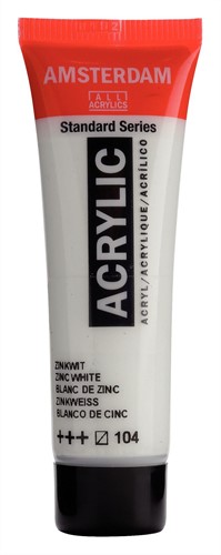 Amsterdam Standard Series Acrylverf Tube 20 ml Zinkwit 104