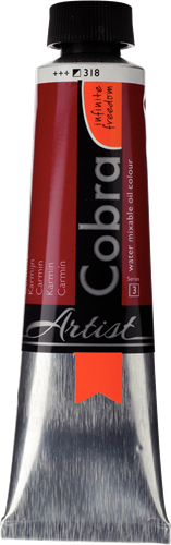Cobra Artist Water Vermengbare Olieverf Tube 40 ml Karmijn 318