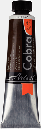 Cobra Artist Water Vermengbare Olieverf Tube 40 ml Omber Naturel 408