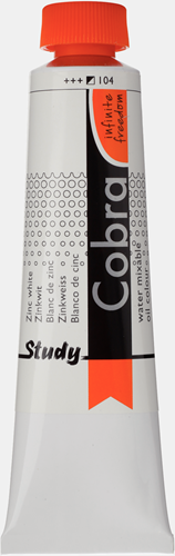 Cobra Study Water Vermengbare Olieverf Tube 40 ml Zinkwit 104