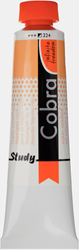 Cobra Study Water Vermengbare Olieverf Tube 40 ml Napelsgeel Rood 224