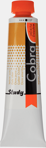 Cobra Study Water Vermengbare Olieverf Tube 40 ml Gele Oker 227