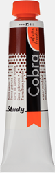 Cobra Study Water Vermengbare Olieverf Tube 40 ml Sienna Gebrand 411