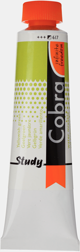 Cobra Study Water Vermengbare Olieverf Tube 40 ml Geelgroen 617