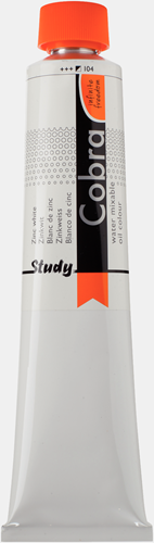 Cobra Study Water Vermengbare Olieverf Tube 200 ml Zinkwit 104