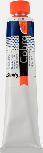 Cobra Study Water Vermengbare Olieverf Tube 200 ml Pruisischblauw 508