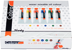 Cobra Study Olieverf Set 6 x 20 ml