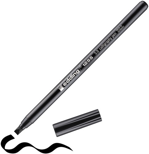 KALLIGRAFIEPEN EDDING 1255 5.0MM ZWART-1