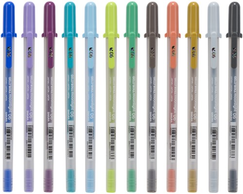 GELSCHRIJVER SAKURA GELLY ROLL MOONLIGHT BLISTER À 12 STUKS ASSORTI-2
