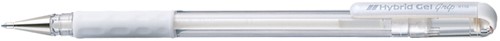 GELSCHRIJVER PENTEL K118 GRIP MEDIUM WIT