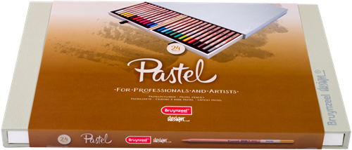 Bruynzeel Design pastelpotlood box | 24 kleuren
