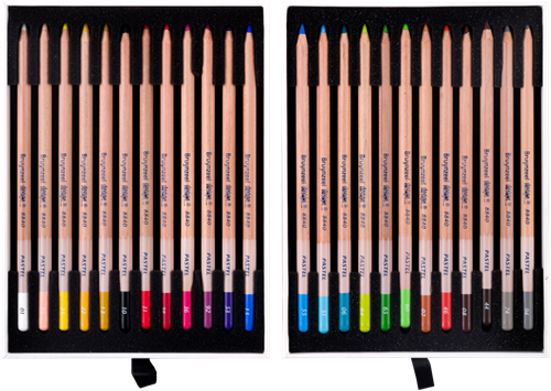 Bruynzeel Design pastelpotlood box | 24 kleuren-2