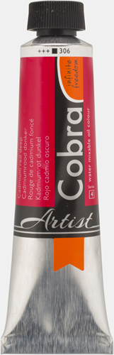 Cobra Artist Water Vermengbare Olieverf Tube 40 ml Cadmiumrood Donker 306