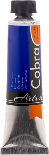 Cobra Artist Water Vermengbare Olieverf Tube 40 ml Ultramarijn 504