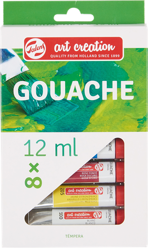 Talens Art Creation Gouache Set 8 x 12 ml
