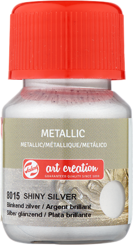 Talens Art Creation Metallic Fles 30 ml Blinkend Zilver 8015