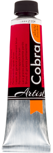 Cobra Artist Water Vermengbare Olieverf Tube 40 ml Permanentkraplak Bruin 324