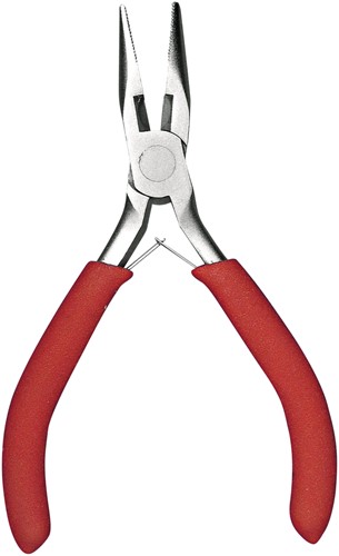 Platte rondbektang voor sieraden, 12,5 cm, ZB-kaart 1 st.