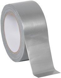 PLAKBAND QUANTORE DUCT TAPE 48MMX50M ZILVER