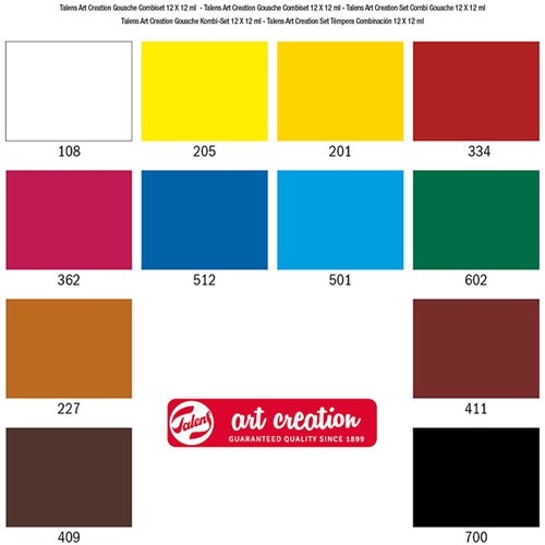 Talens Art Creation Gouache Combiset 12 x 12 ml-3