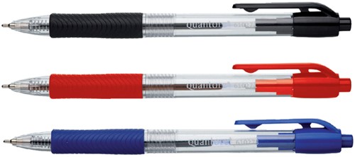 BALPEN QUANTORE GRIP DRUKKNOP ROOD MEDIUM-2
