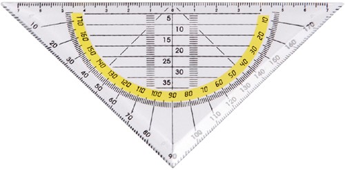 GEODRIEHOEK QUANTORE 140MM TRANSPARANT-2