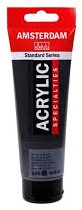 Amsterdam Standard Series acrylverf tube 120 ml Metallic Zwart 850