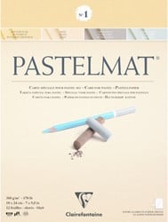 Pastelmat® blok n°1 12 blad 360g 18x24cm
