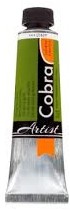 Cobra Artist Water Vermengbare Olieverf Tube 40 ml Olijfgroen Geel 639