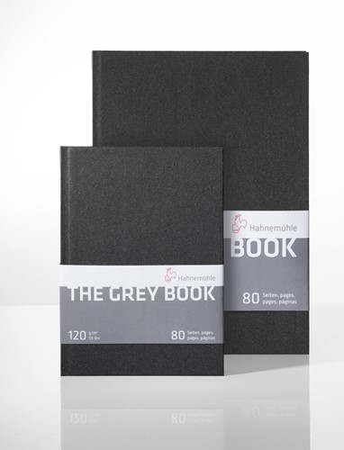 Hahnemuhle tekenboek Greybook 120grs 21x29,7cm hardcover