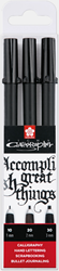 Sakura Pigma Calligrapher set, 3-delig