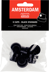 Amsterdam Spray Paint caps standaard 6x