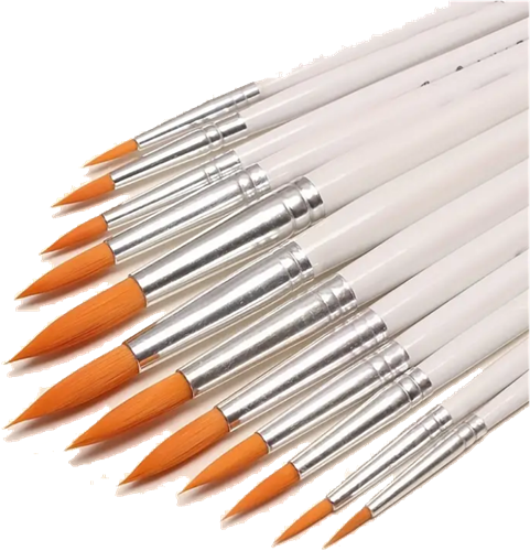 penseel nylon aquarel rond no 4